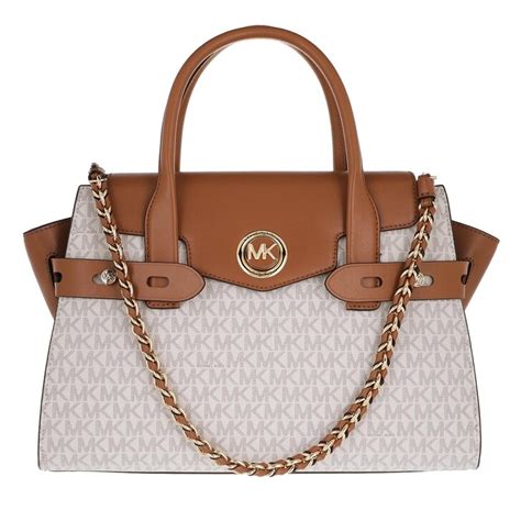 michael kors handtasche vanilla|michael kors large satchel handbag.